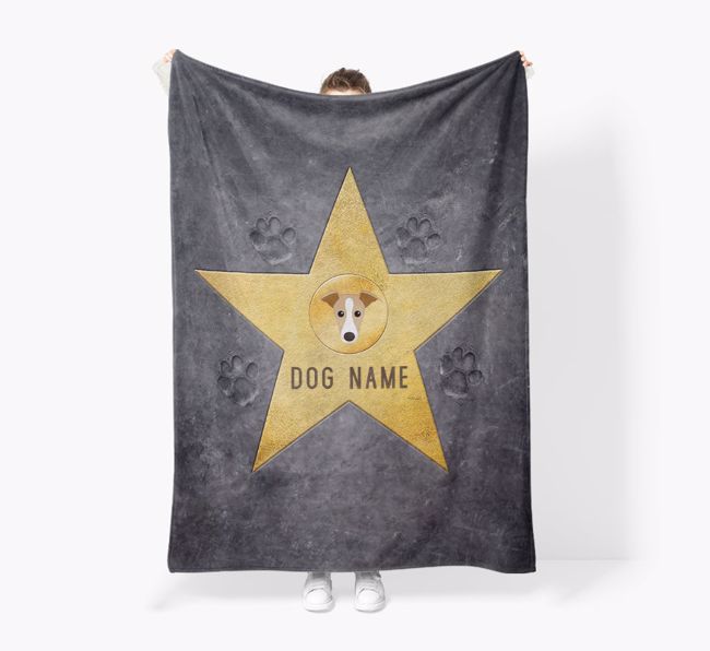 'Star of Fame' - Personalised Snuggle Blanket with {breedFullName} Icon